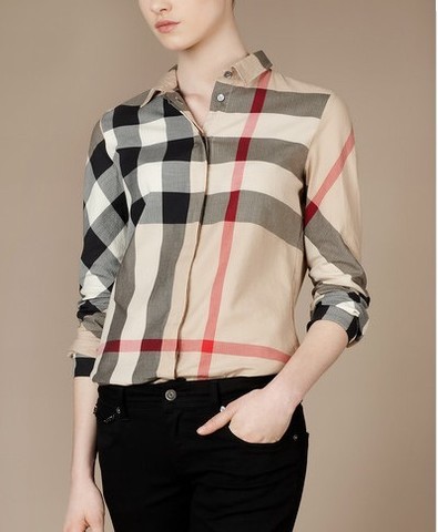 chemisier femme burberry